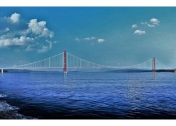 1915 Çanakkale Köprüsü’nün Taşıyıcı Ayakları Yükseliyor