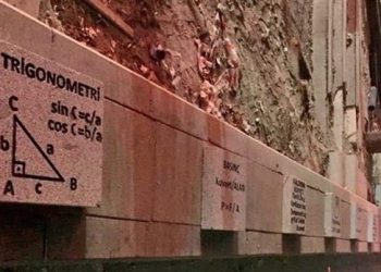 Ankara’da Bilimsel Formüller Kaldırım Taşlarına İşlendi