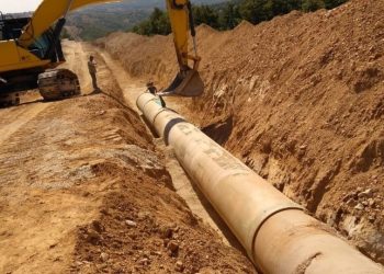 Kırklareli Kızılcıkdere sulaması inşaatında çalışmalar sürüyor