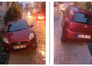 Kuşadası’nda istinat duvarı çöktü