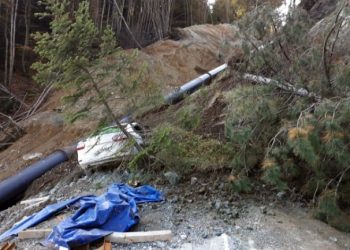 Sakarya’da baraj inşaatında toprak kaydı