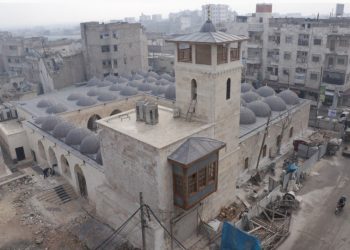 DEAŞ’ın yıktığı El Bab Ulu Camii restorasyonunda sona gelindi