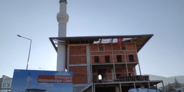 Cami inşaatından düşen genç işçi yaşamını yitirdi