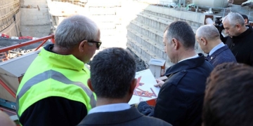 Gebze Metrosunda inşaat çalışmaları devam ediyor