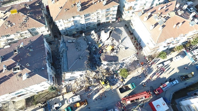 Enkaz Alanı Havadan Görüntülendi | Elazığ Depremi