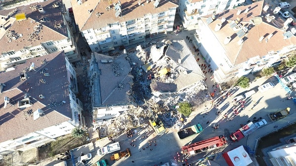 Enkaz Alanı Havadan Görüntülendi | Elazığ Depremi