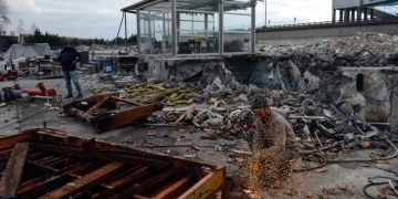 Atatürk Havalimanı kargo bölümünde yıkım tamamlandı