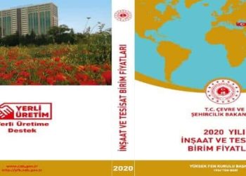 Çevre ve Şehircilik Bakanlığı 2020 Birim Fiyatları
