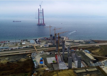 1915 Çanakkale Köprüsü yükseliyor [Foto-Galeri]