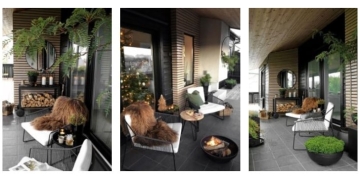 Balkonlar / Teraslar İçin Kış Bahçesi Dekorasyon Fikirleri