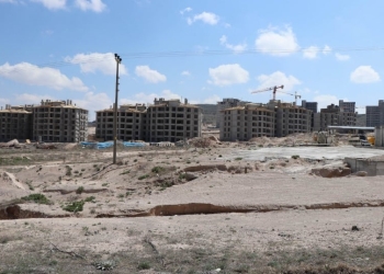 TOKİ inşaat alanı karantinaya alındı