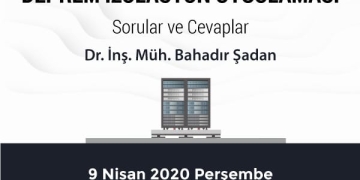 Konutlarda Deprem İzolasyon Uygulaması – Webinar