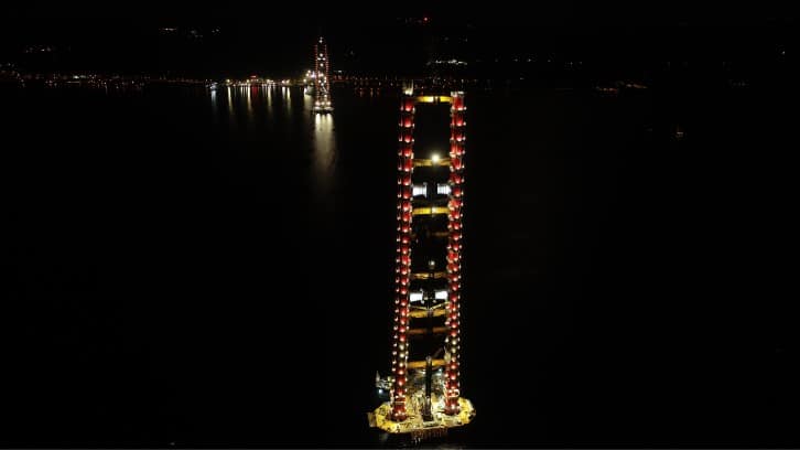 1915 Çanakkale Köprüsü’nde son durum - (Fotoğraf Galerisi)