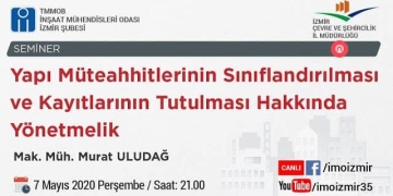 Yapı Müteahhitlerinin Sınıflandırılması – Seminer