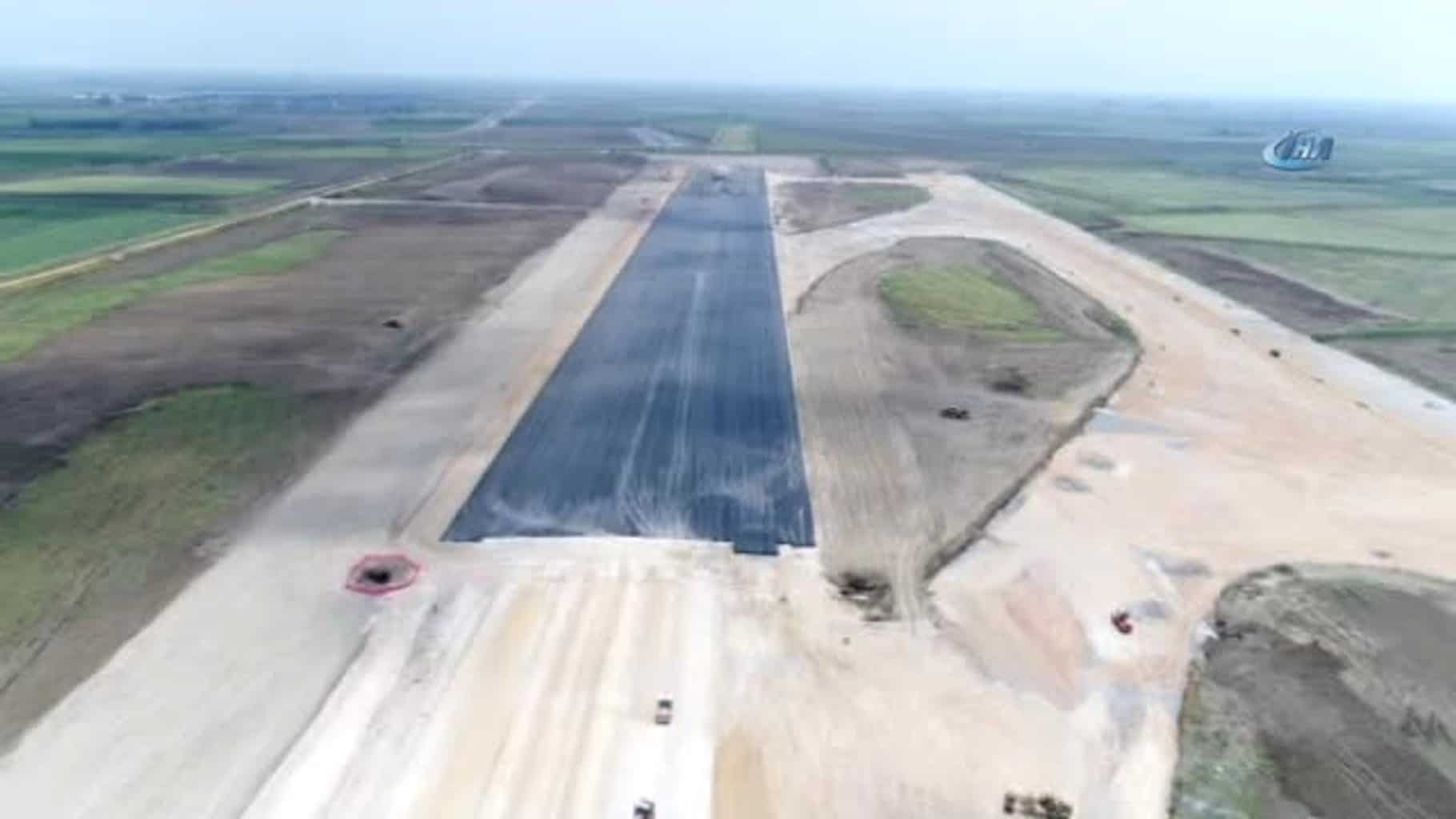  Çukurova Bölgesel Havalimanı havadan görüntülendi