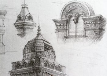 Mimarlık Öğrencilerinden Akılalmaz 8 El Çizimi