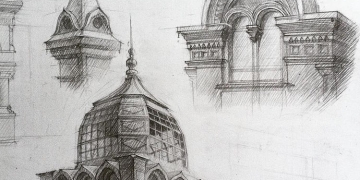 Mimarlık Öğrencilerinden Akılalmaz 8 El Çizimi