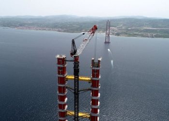 1915 Çanakkale Köprüsü’nde itme-sürme metodu uygulandı