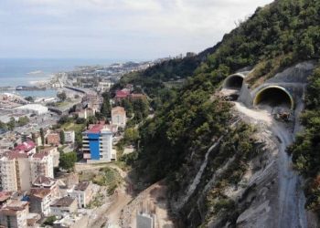 Trabzon’da Boztepe Tüneli’nin yapımı sürüyor