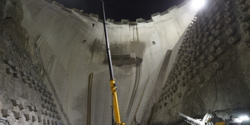 Yusufeli Barajı İnşaatı Gece Gündüz Demeden Devam Ediyor