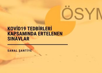 Kovid19 Tedbirleri Kapsamında Ertelenen Sınavlar
