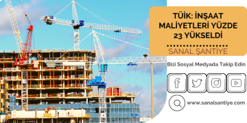 TÜİK: İnşaat Maliyetleri Kasımda %23 Yükseldi
