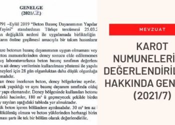 Karot Numunelerinin Değerlendirilmesi ile İlgili Genelge Yayınlandı (2021/7)