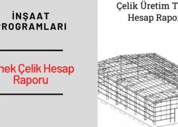 örnek çelik hesap raporu