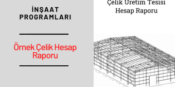 örnek çelik hesap raporu