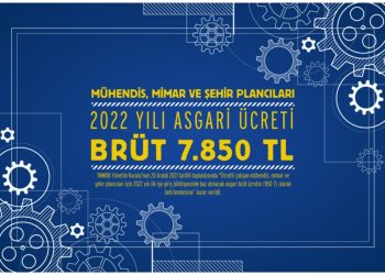 Mühendislerin 2022 Yılı Asgari Ücreti Brüt 7850 TL