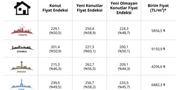 Konut Fiyatları En Fazla Artan Bölgeler