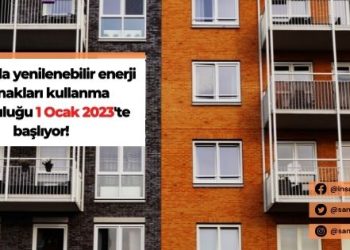Binalarda yenilenebilir enerji kaynakları kullanma zorunluluğu 1 Ocak 2023'te başlıyor!