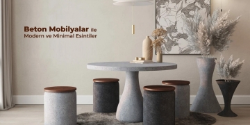 Yeni Trend: Hafif Beton Mobilyalar