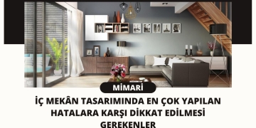 İç Mekân Tasarımında En Çok Yapılan Hatalara Karşı Dikkat Edilmesi Gerekenler