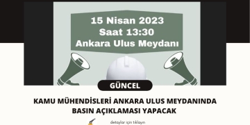 Kamu Mühendisleri Basın Açıklaması