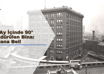 Bir Ay İçinde 90° Döndürülen Bina: Indiana Bell