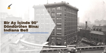 Bir Ay İçinde 90° Döndürülen Bina: Indiana Bell