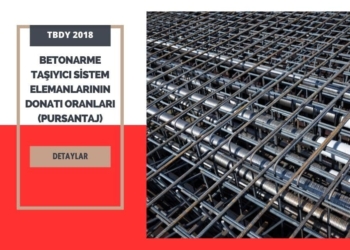 Betonarme Taşıyıcı Sistem Elemanlarının Donatı Oranları (Pursantaj)