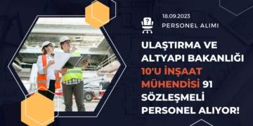 Ulaştırma ve Altyapı Bakanlığı Sözleşmeli Personel İlanı