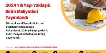 2024 Yılı Yapı Yaklaşık Birim Maliyetleri