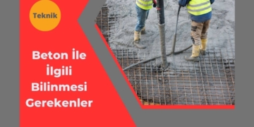 Beton İle İlgili Bilinmesi Gerekenler