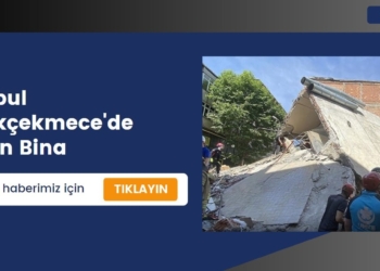 İstanbul Küçükçekmece’de Yıkılan Bina