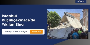 İstanbul Küçükçekmece’de Yıkılan Bina