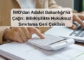 İMO’dan Adalet Bakanlığı’na Çağrı: Bilirkişilikte Hukuksuz Sınırlama Geri Çekilsin
