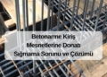 Betonarme Kiriş Mesnetlerine Donatı Sığmama Sorunu ve Çözümü